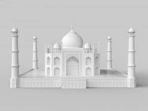 Taj Mahal Modello 3D