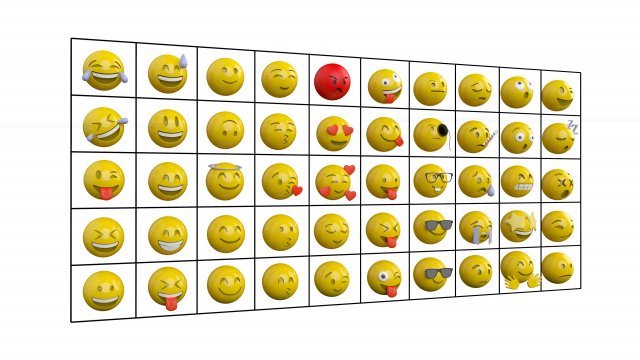 EMOJI MEGA PACK 3D Model in Fantasy 3DExport