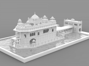 Golden Temple 3D Model