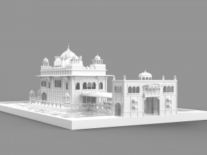 Golden Temple 3D Model