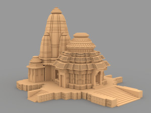 Konark Sun Temple 3D Model