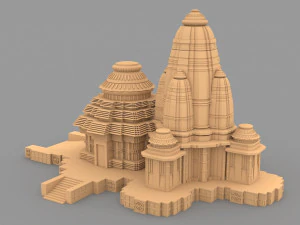 科纳克太阳神庙 3D 模型