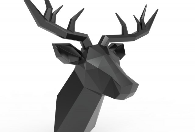Deer 3D-printmodel .c4d .max .obj .3ds .fbx .stl .blend 