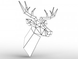 Deer 3D-printmodel