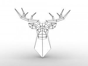 Deer 3D-printmodel