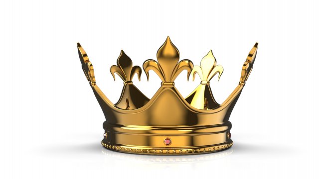 Crown Model do druku 3D .c4d .max .obj .3ds .fbx .stl .blend 