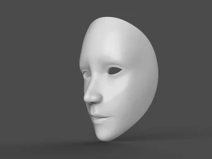 극장 마스크 3D 프린트 모델