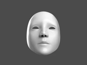 극장 마스크 3D 프린트 모델