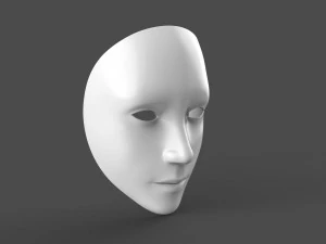 극장 마스크 3D 프린트 모델