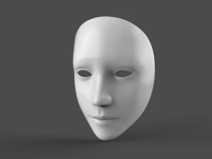 극장 마스크 3D 프린트 모델