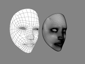 극장 마스크 3D 프린트 모델