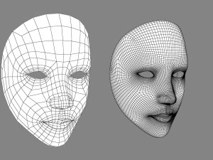 Mask Women Clown 3D Print Model