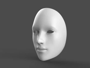 Theater Mask 3D Model