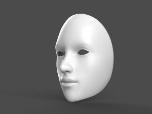 Theater Mask 3D Model