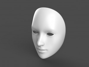 Theater Mask 3D Model