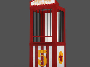 Ticket Counter Model 3D