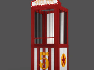 Ticket Counter 3D Model