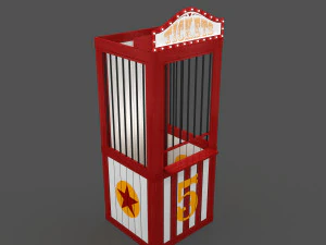 Ticket Counter 3D Model