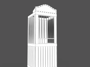 Ticket Counter 3D Model