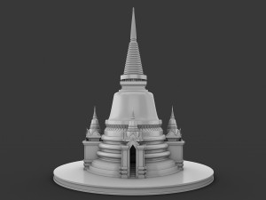 Pagoda Temple Model 3D