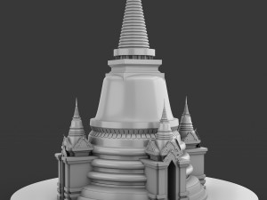 Pagoda Temple Model 3D