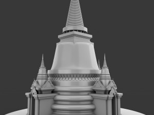 Pagoda Temple Model 3D