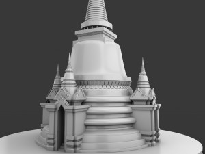 Pagoda Temple Model 3D
