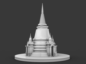 Pagoda Temple Model 3D