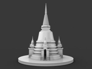 Pagoda Temple Model 3D