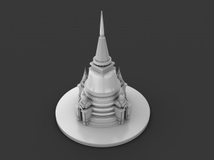 Pagoda Temple Model 3D