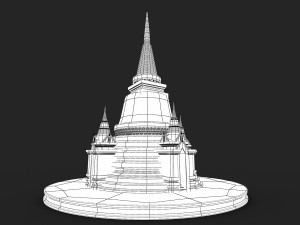 Pagoda Temple Model 3D