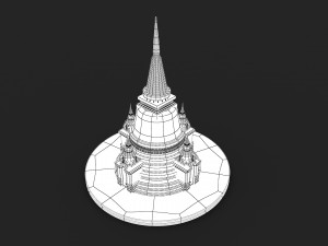 Pagoda Temple Model 3D