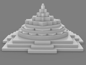 Shanti Yantra 3D Baskı Modeli
