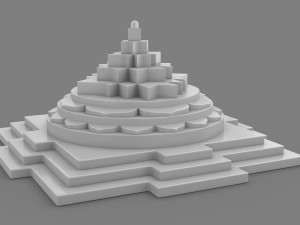 Shanti Yantra 3D Baskı Modeli