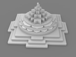 Shanti Yantra 3D Baskı Modeli