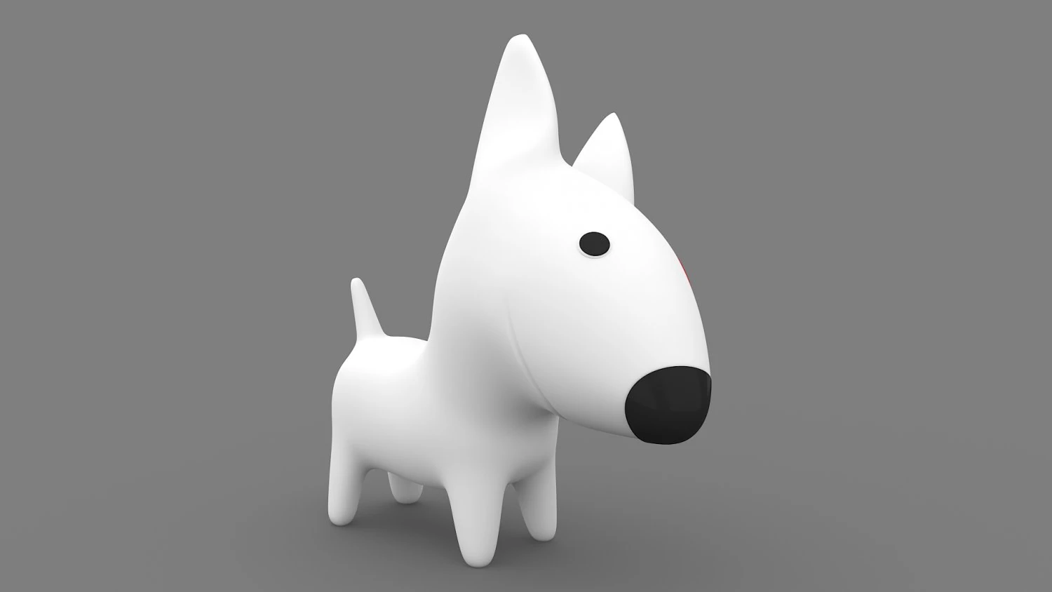 Target Mascot Bullseye 3D Model .c4d .max .obj .3ds .fbx .stl .blend 