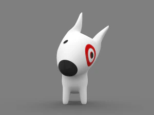 Target Mascot Bullseye 3D Model
