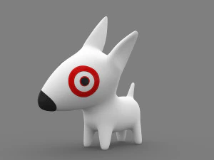 Target Mascot Bullseye 3D Model