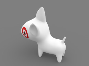Target Mascot Bullseye Modelo 3D