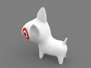 Target Mascot Bullseye 3D Model
