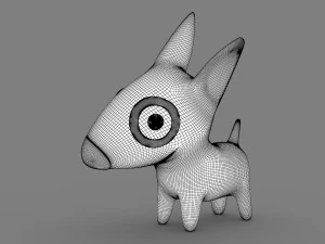 Target Mascot Bullseye 3D Model