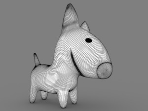 Target Mascot Bullseye Modelo 3D