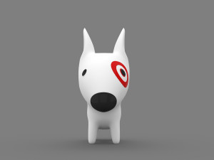 Target Mascot Bullseye Model 3D