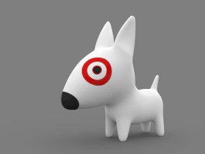 Target Mascot Bullseye 3D Model