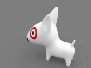 Target Mascot Bullseye 3D Model