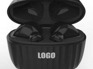 True Wireless Earbuds Model 3D