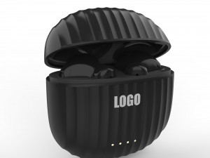True Wireless Earbuds Model 3D