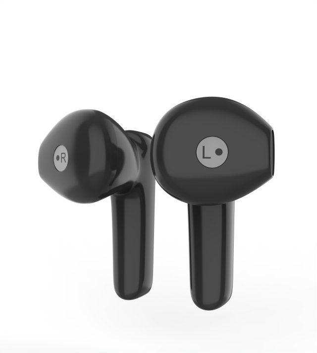 True Wireless Earbuds Model 3D .c4d .max .obj .3ds .fbx .stl .blend 