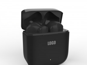 True Wireless Earbuds Model 3D