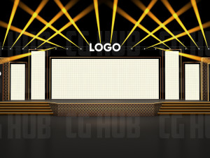 Event stage design 3D मॉडल